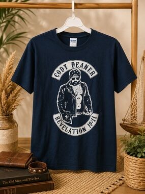 Cody Deaner Autographed Wrestling T Shirt Signed Indie Wrestler Gildan Mens M
